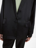 Blazer Satinado Con Textura