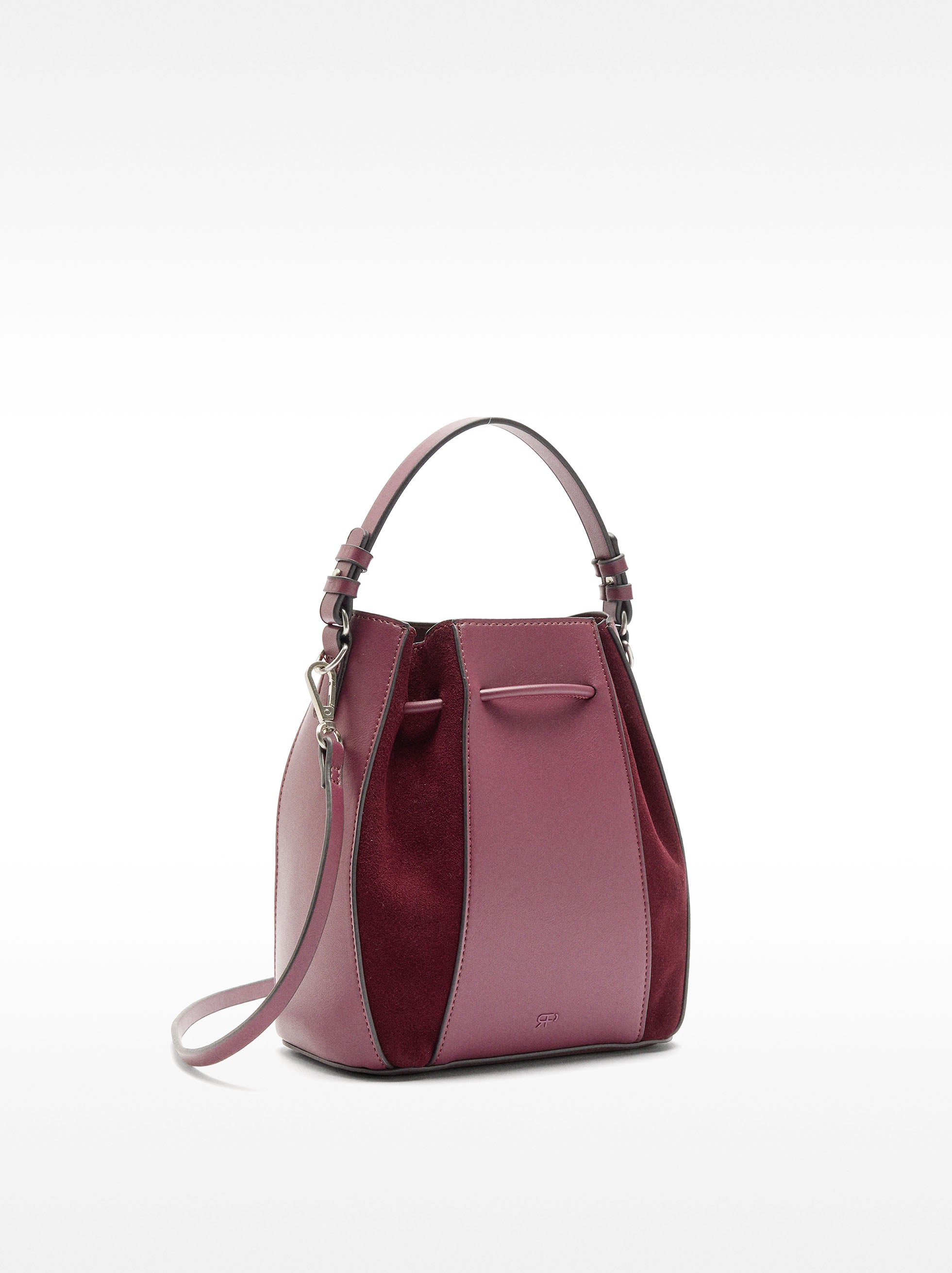 Bolso Bombonera Con Piel