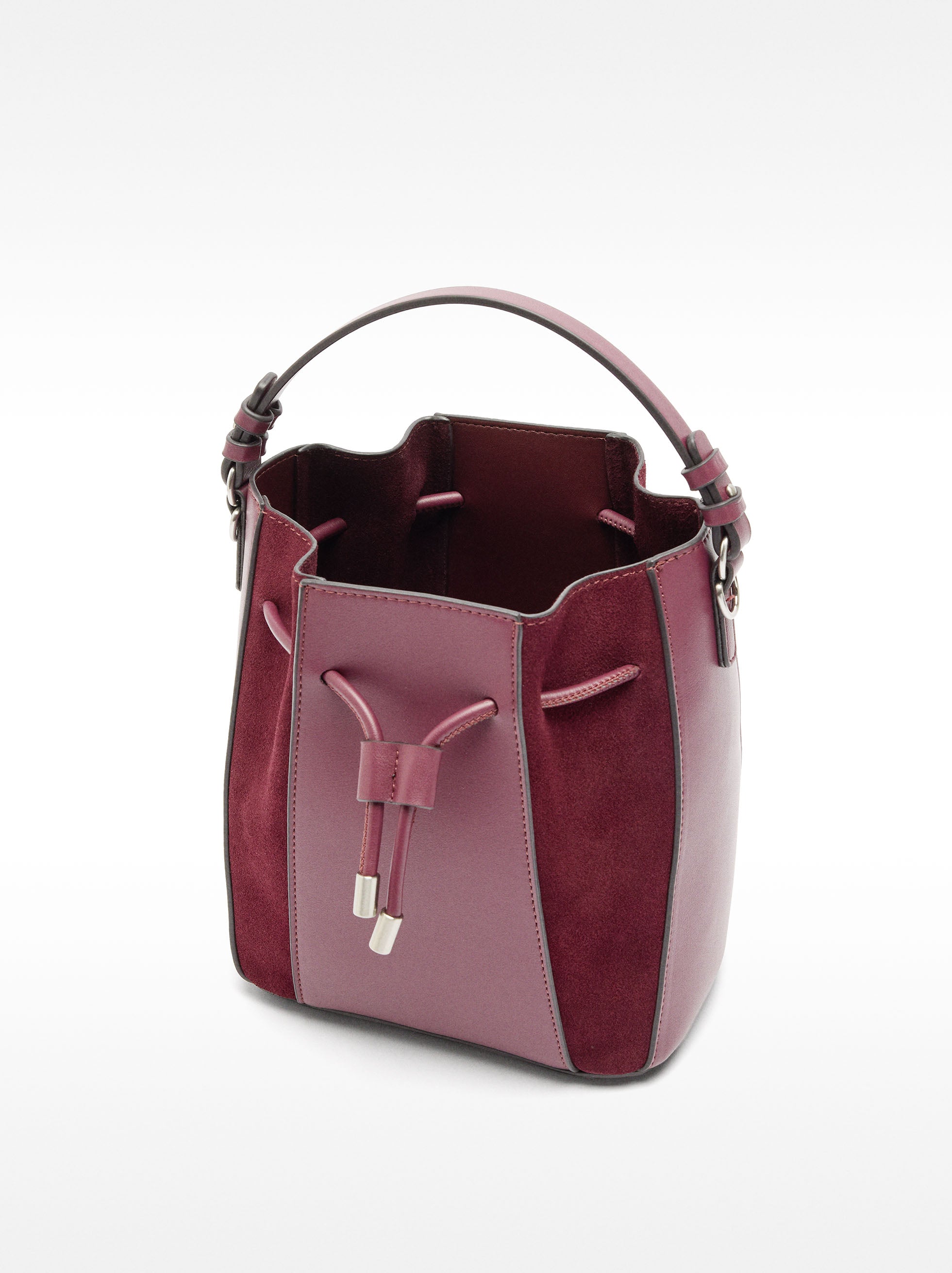 Bolso Bombonera Con Piel