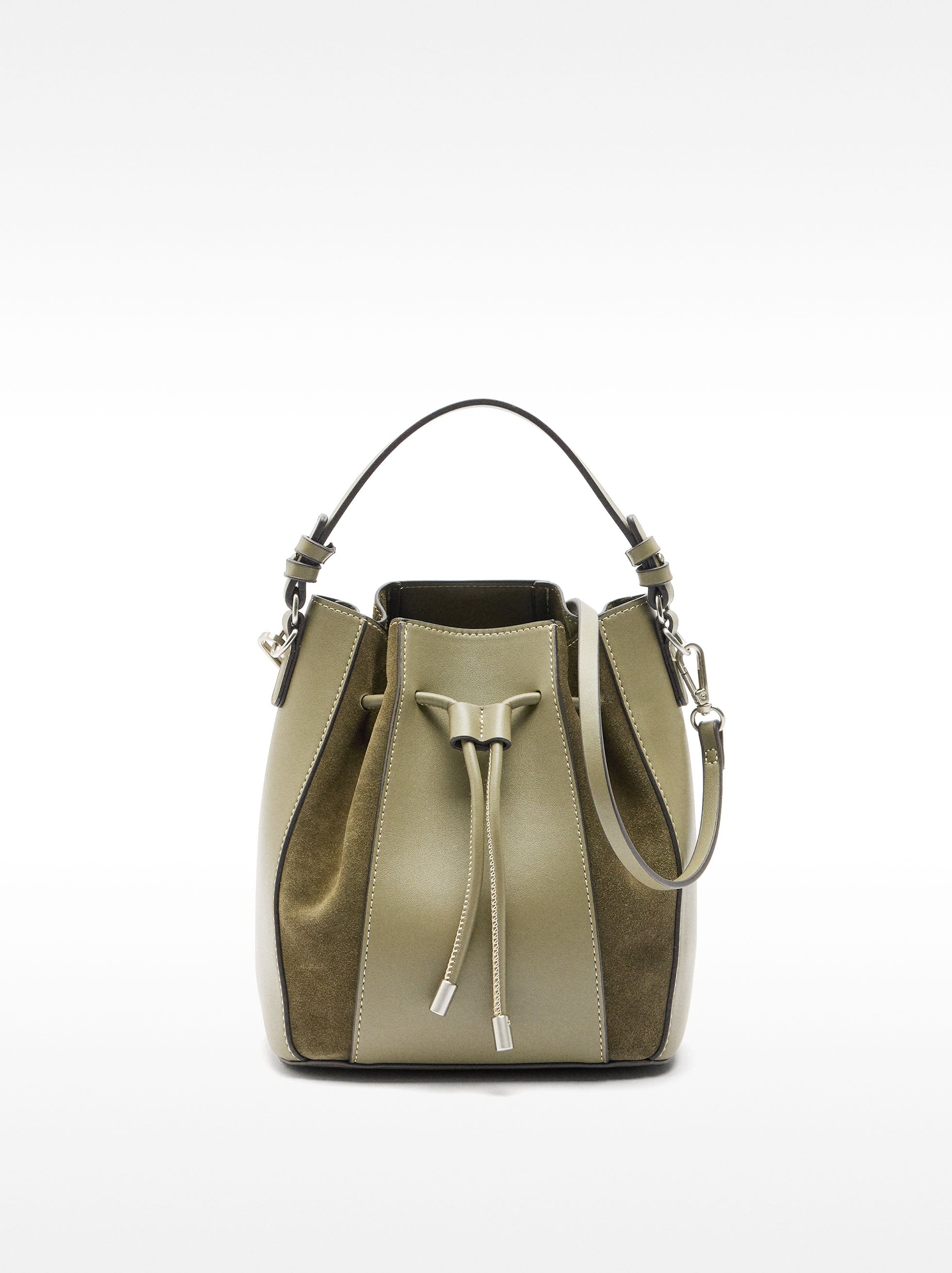 Bolso Bombonera Con Piel