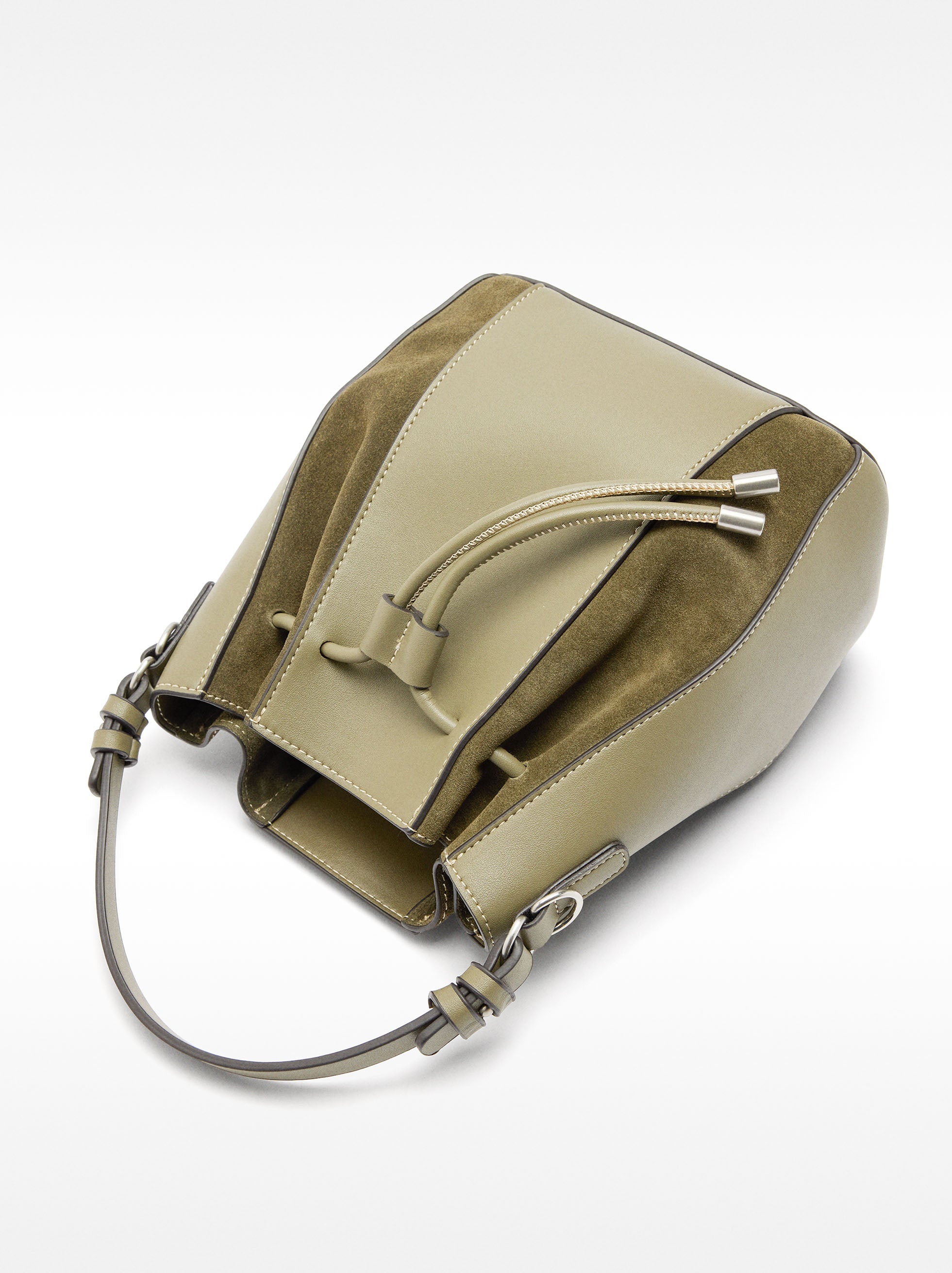 Bolso Bombonera Con Piel