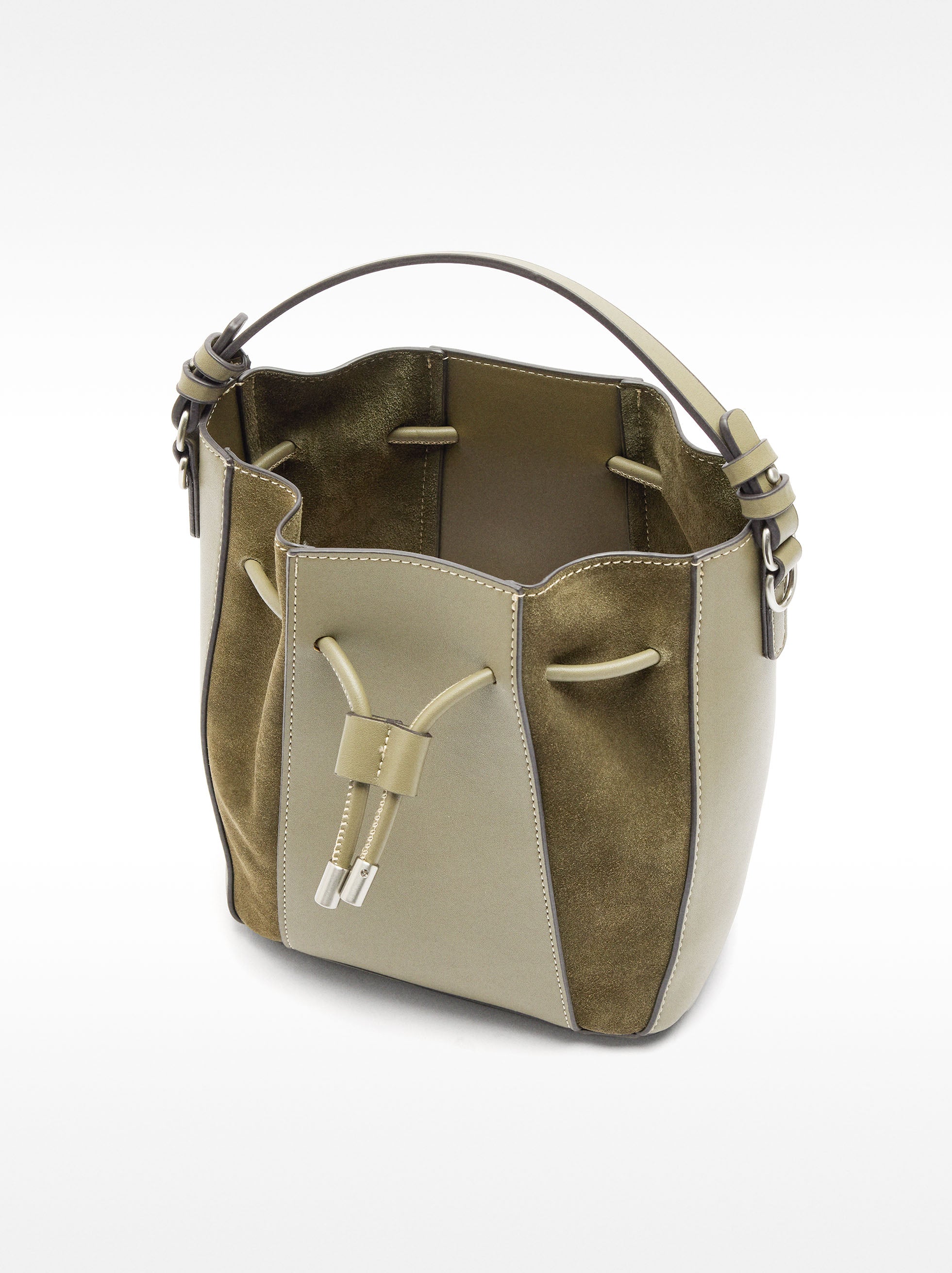 Bolso Bombonera Con Piel