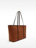 Bolso Shopper En Tejido Con Colgante