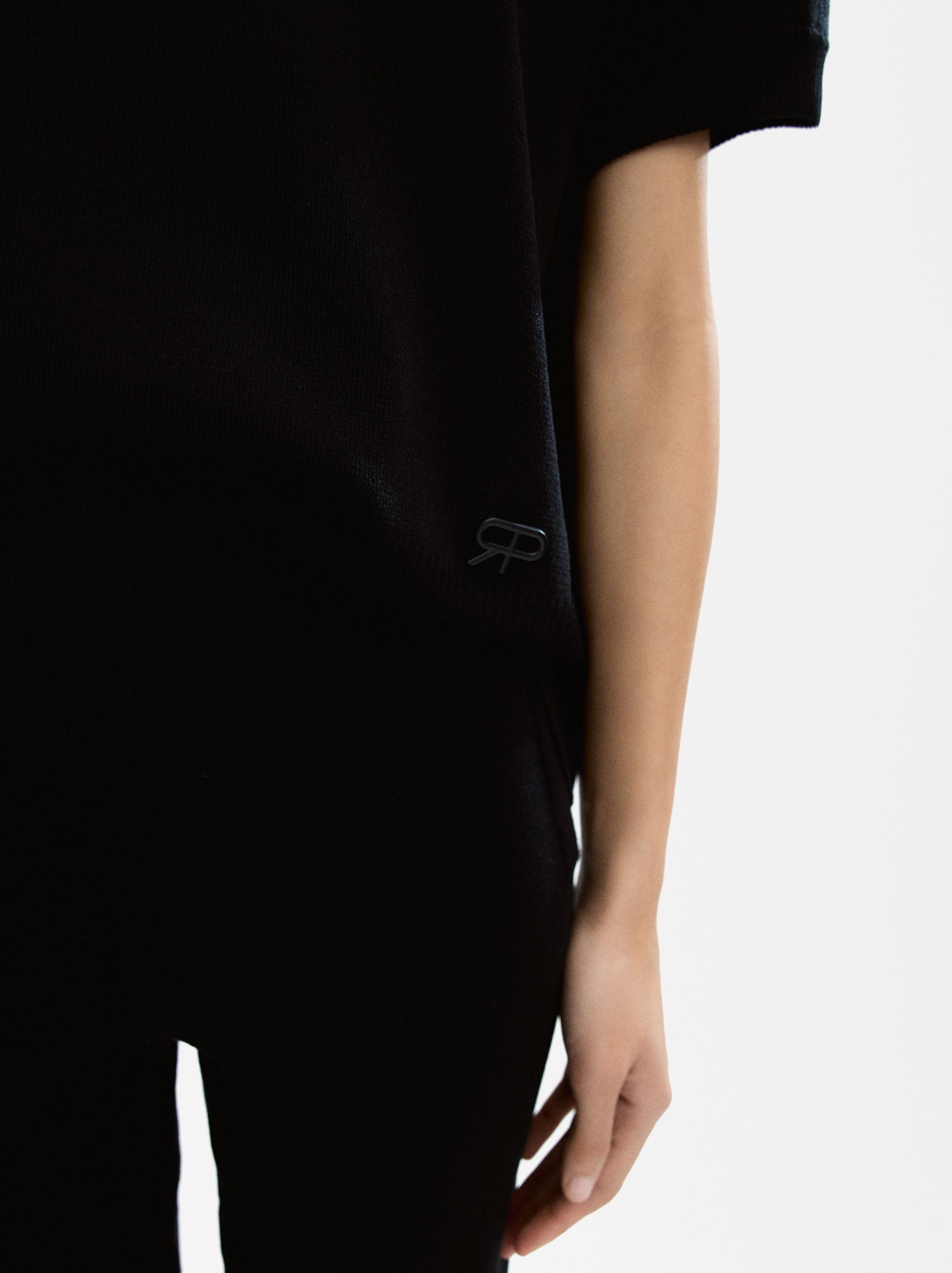 Jersey De Malla De Cuello Redondo