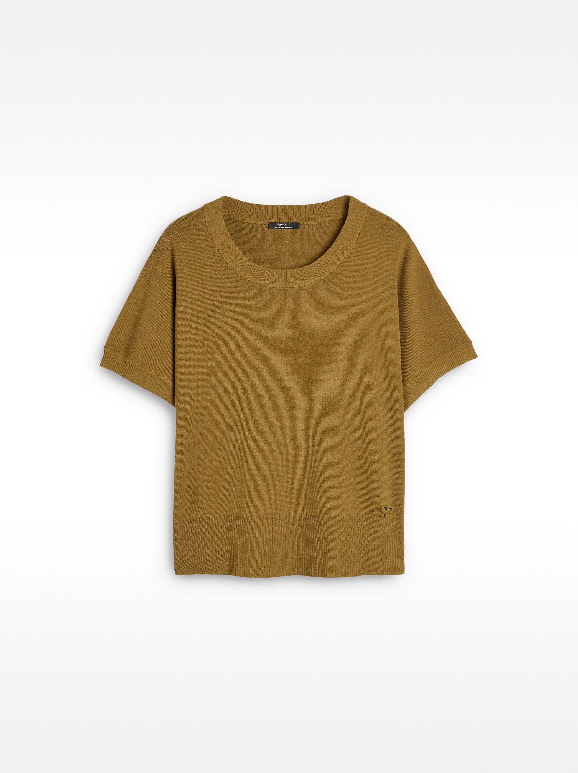 Jersey De Malla De Cuello Redondo