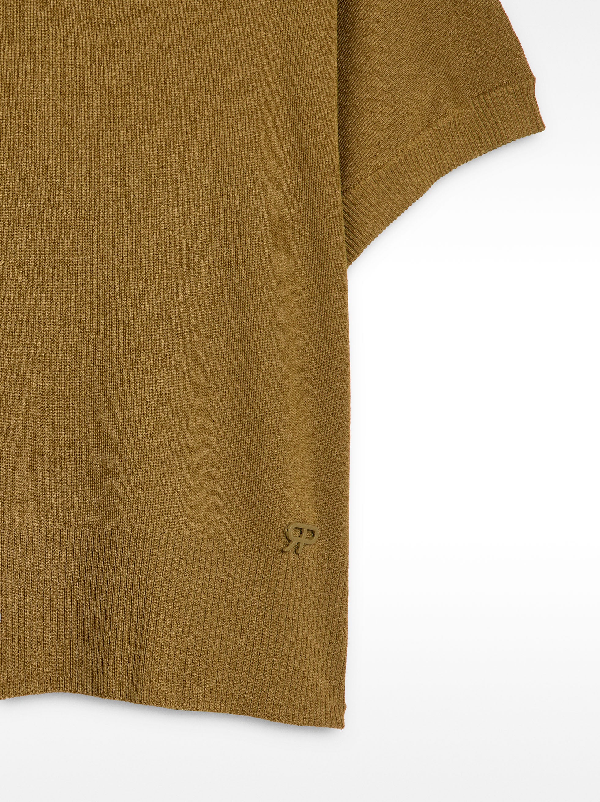 Jersey De Malla De Cuello Redondo