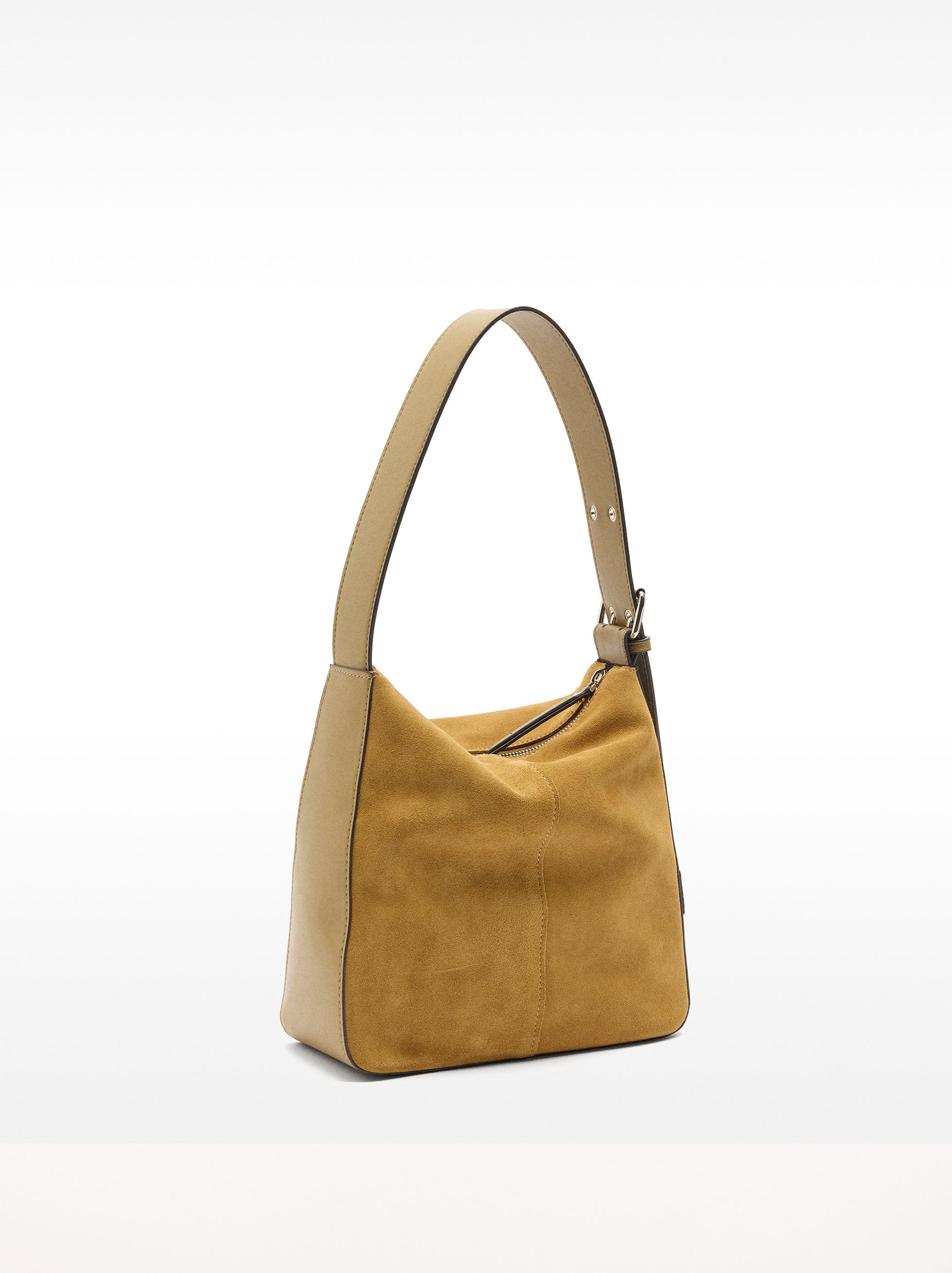 Bolso De Hombro De Piel