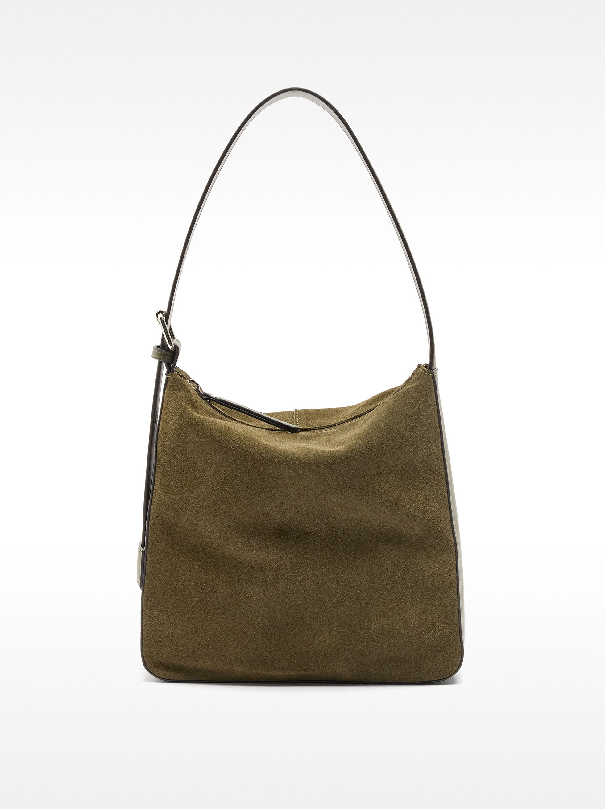Bolso De Hombro De Piel