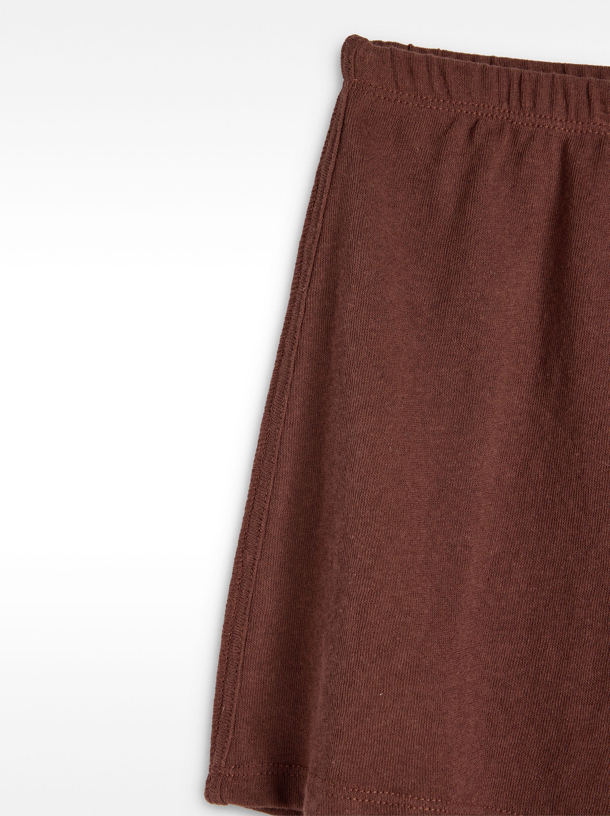 Pantalón Corto Algodón Cintura Elástica