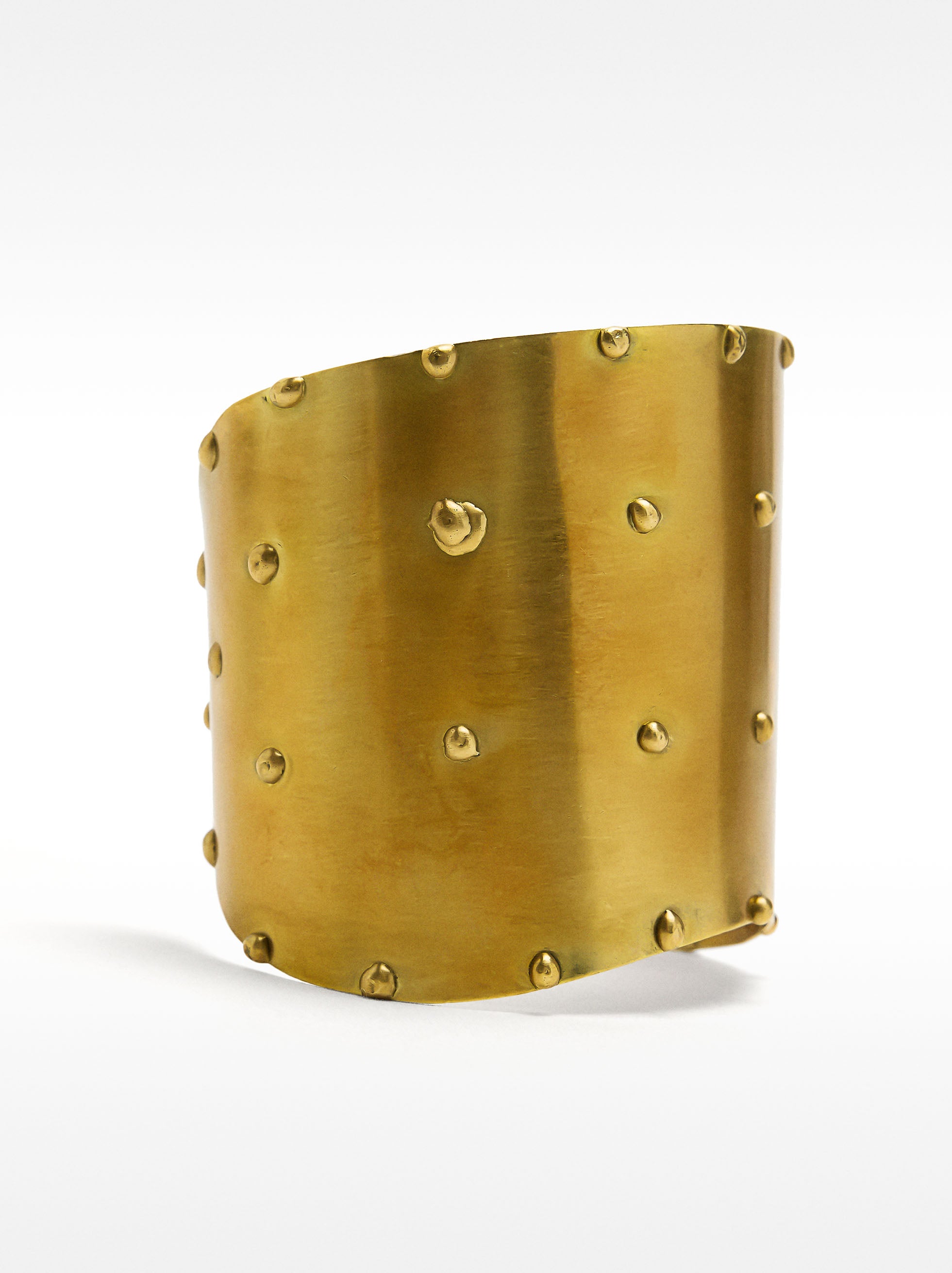 Pulsera Ancha Con Esferas