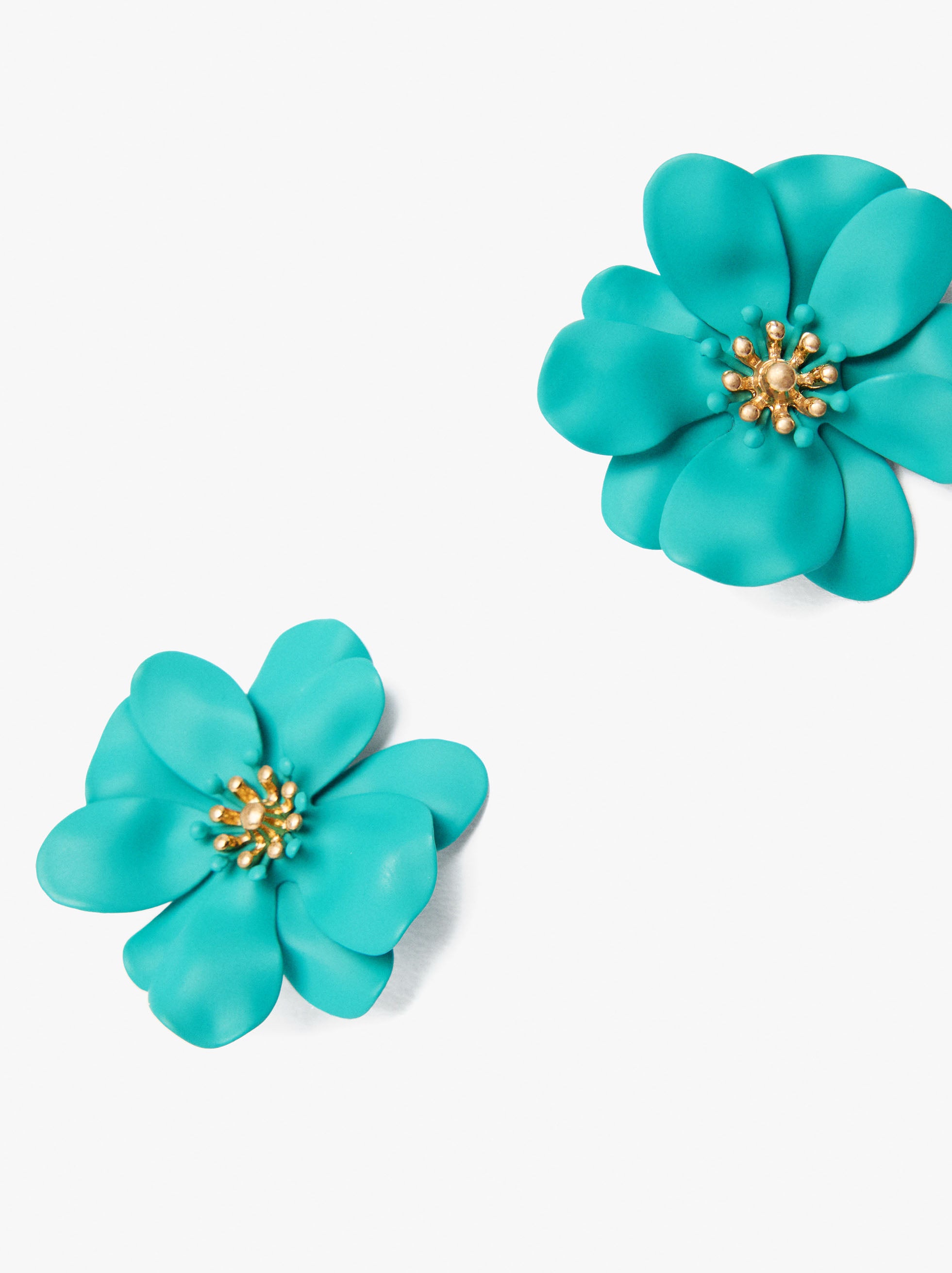 Pendientes Maxi Flor Mate