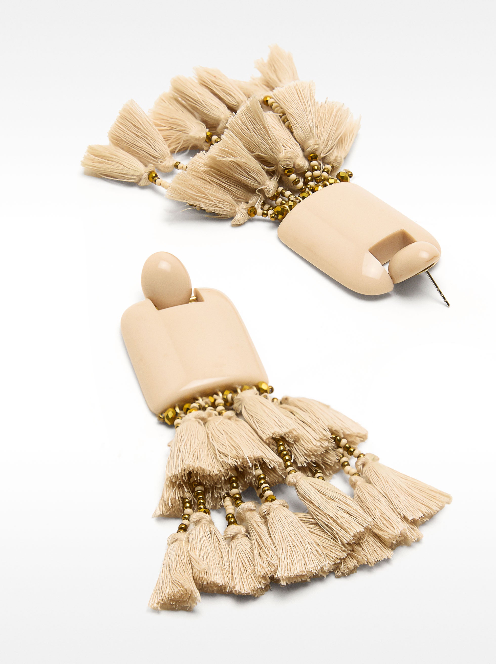 Aretes Maxi Con Borlas