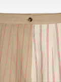 Falda Midi Bicolor A Rayas