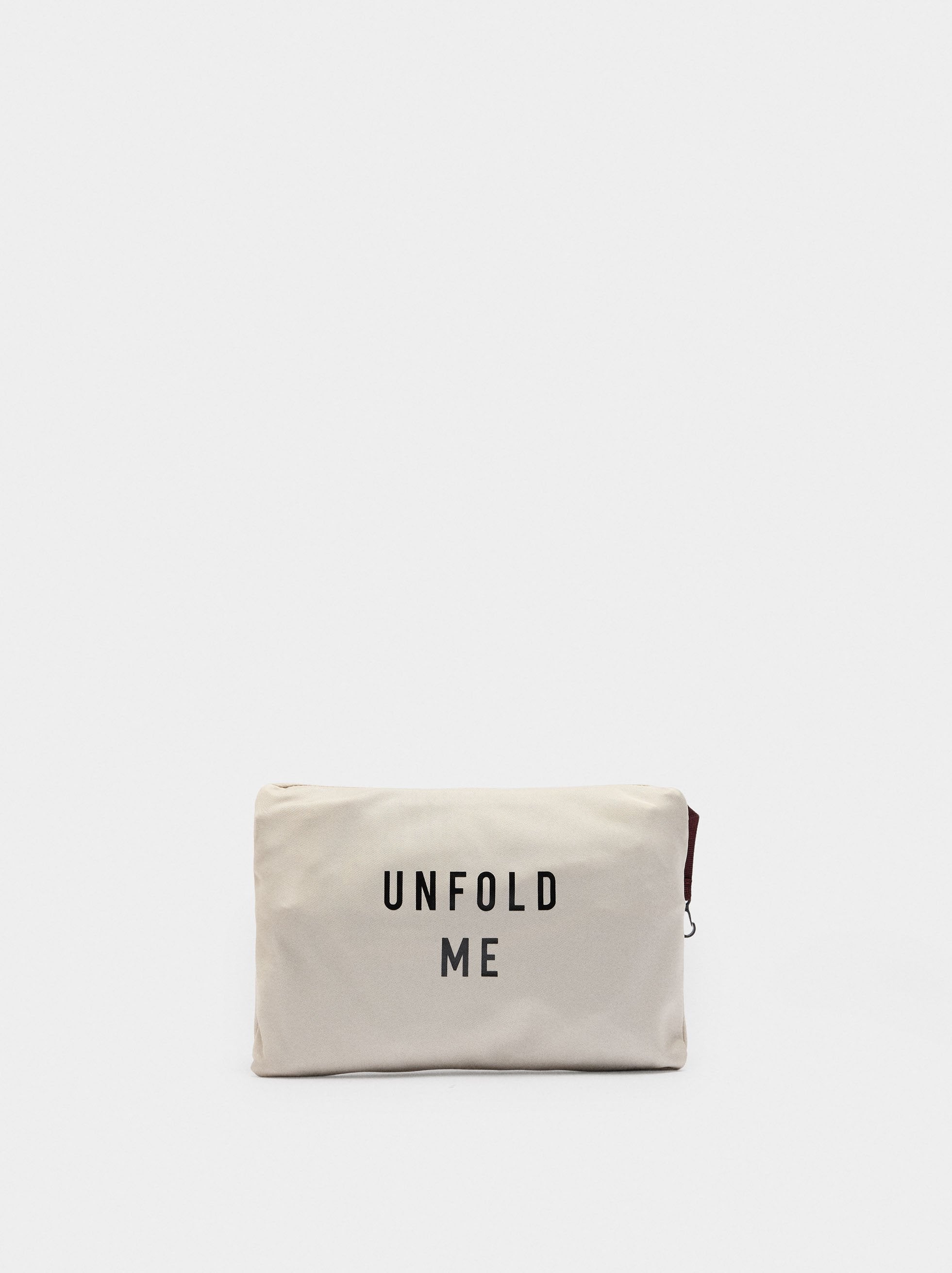 Mochila De Nylon Con Fruncido