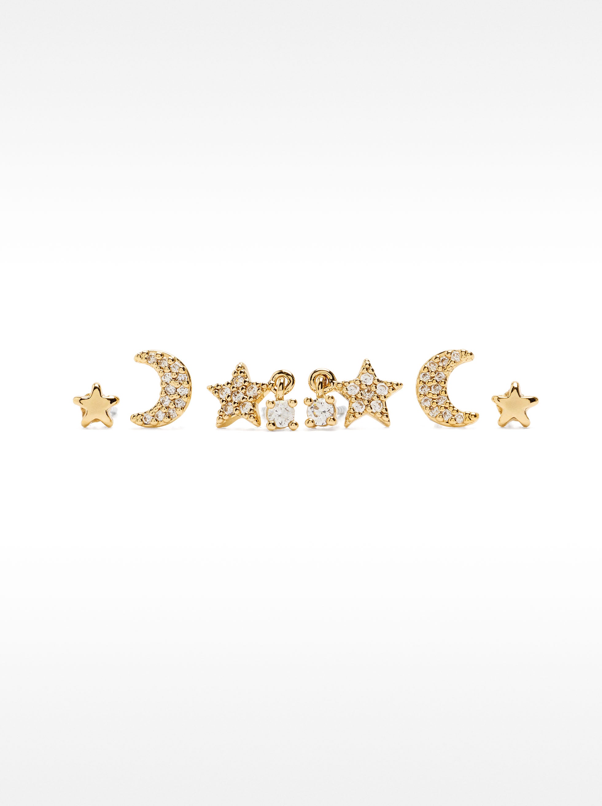 Conjunto De Pendientes Gldn Del