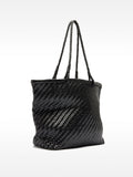 Bolso Shopper De Piel Trenzada