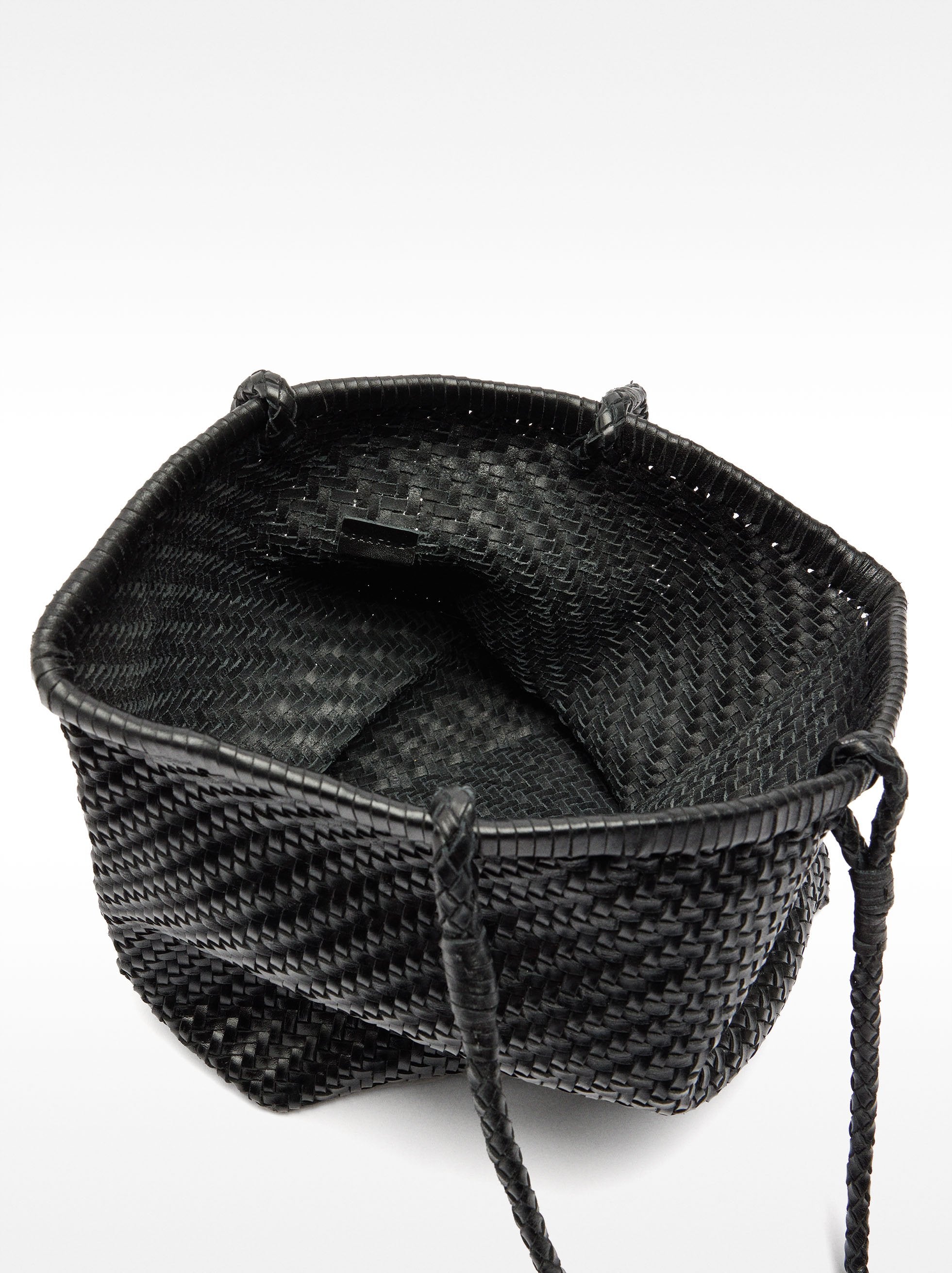 Bolso Shopper De Piel Trenzada