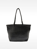 Bolso Shopper De Piel Trenzada