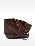 Bolso Shopper De Piel Trenzada