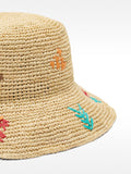Gorro Bucket Efecto Rafia