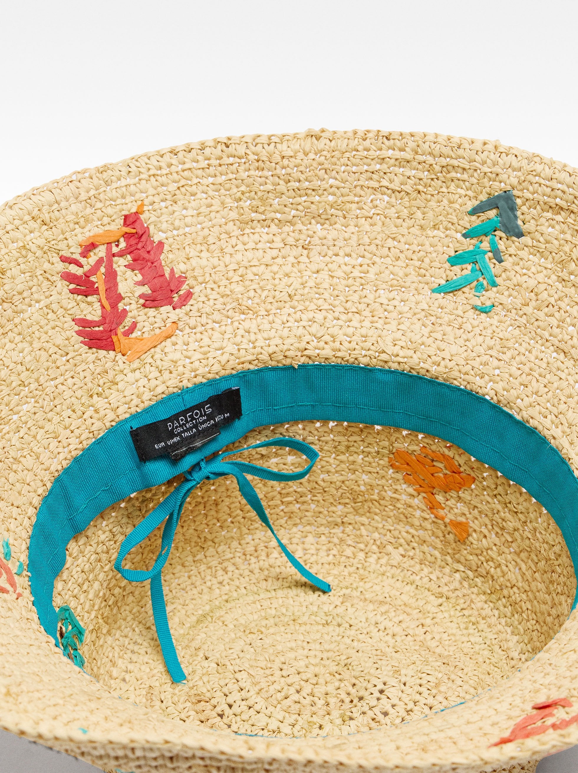 Gorro Bucket Efecto Rafia