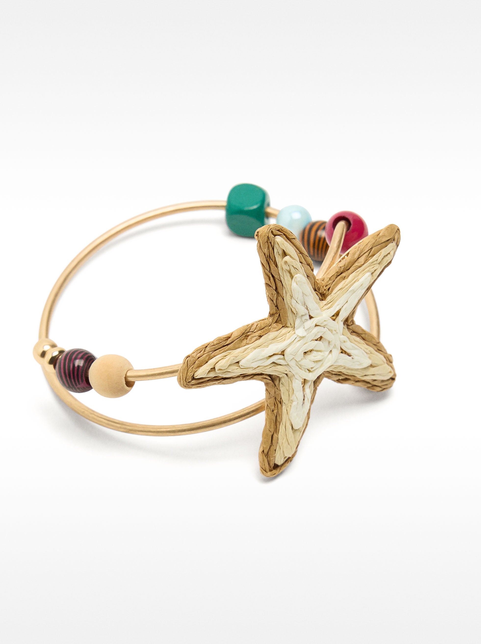 Pulsera Estrella De Mar De Rafia