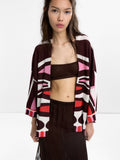 Kimono De Punto Jacquard