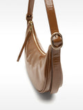 Bolso De Hombro Hobo Acharolado