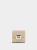 Cartera Acolchoada Con Textura Suave