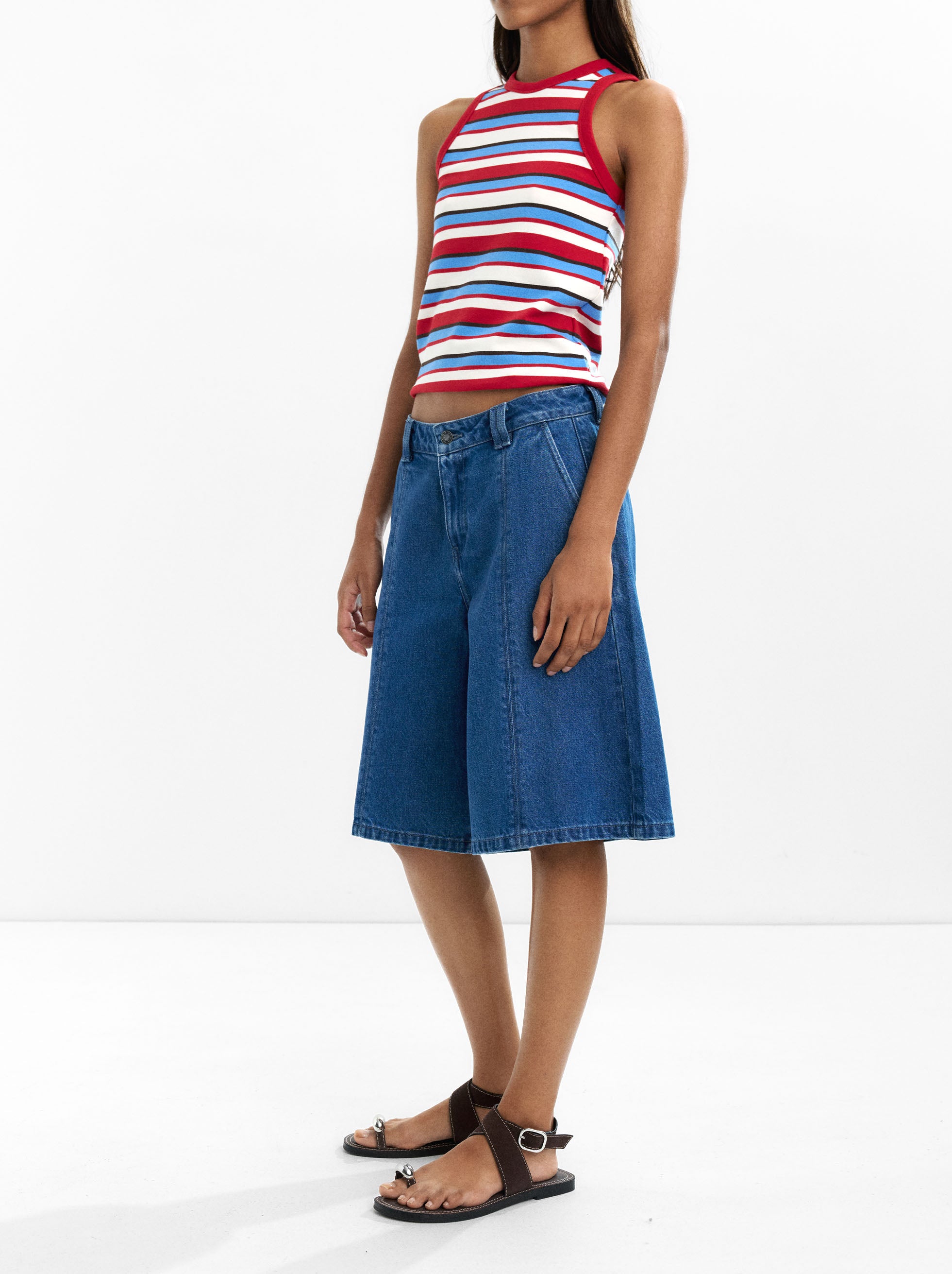 Bermuda Denim 100% Algodón