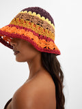 Gorro Bucket Multicolor Con Efecto Rafia