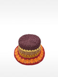 Gorro Bucket Multicolor Con Efecto Rafia