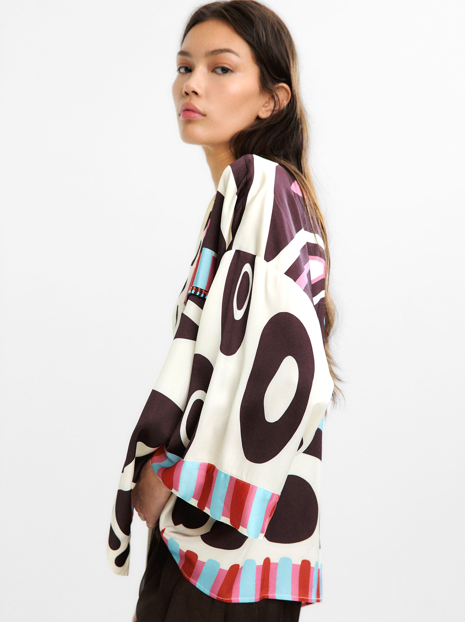 Kimono De Punto Jacquard