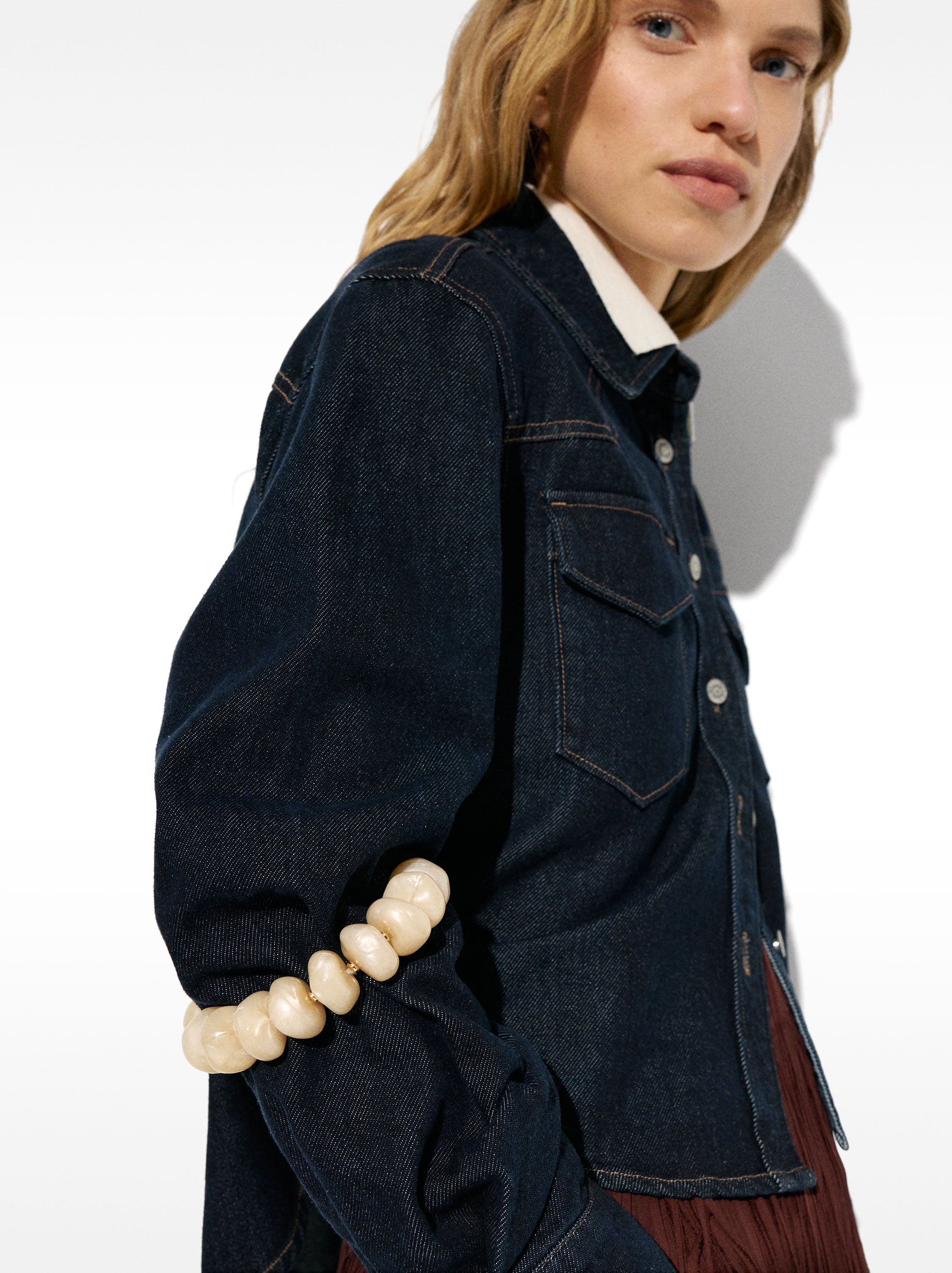 Pulsera Elástica Efecto Piedra