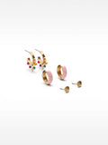 Set De Aretes Esmaltados