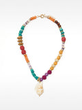 Collar De Cuentas Colgante Concha