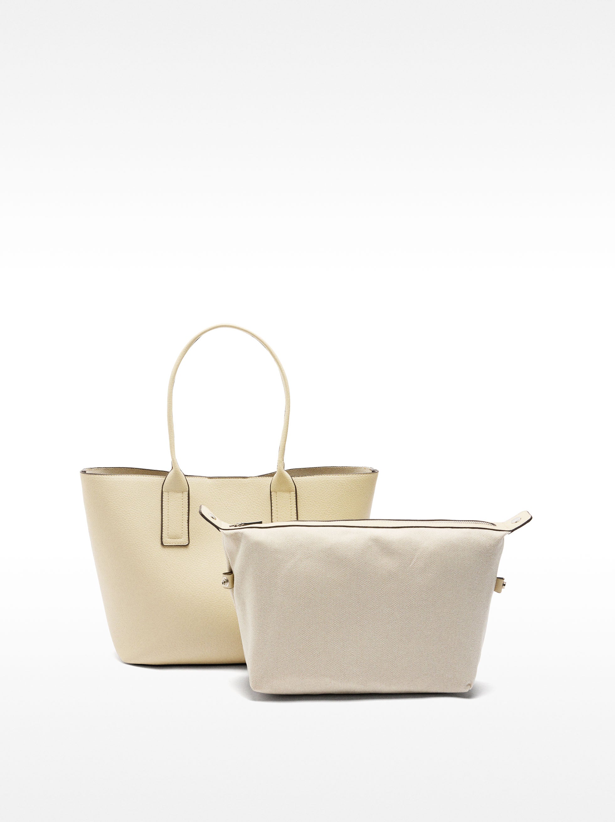 Bolso Shopper Con Bolsa Extraíble