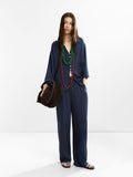 Pantalón Fluido Con Cintura Elástica
