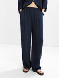 Pantalón Fluido Con Cintura Elástica
