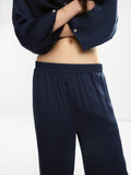 Pantalón Fluido Con Cintura Elástica