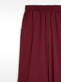 Pantalón Fluido Con Cintura Elástica