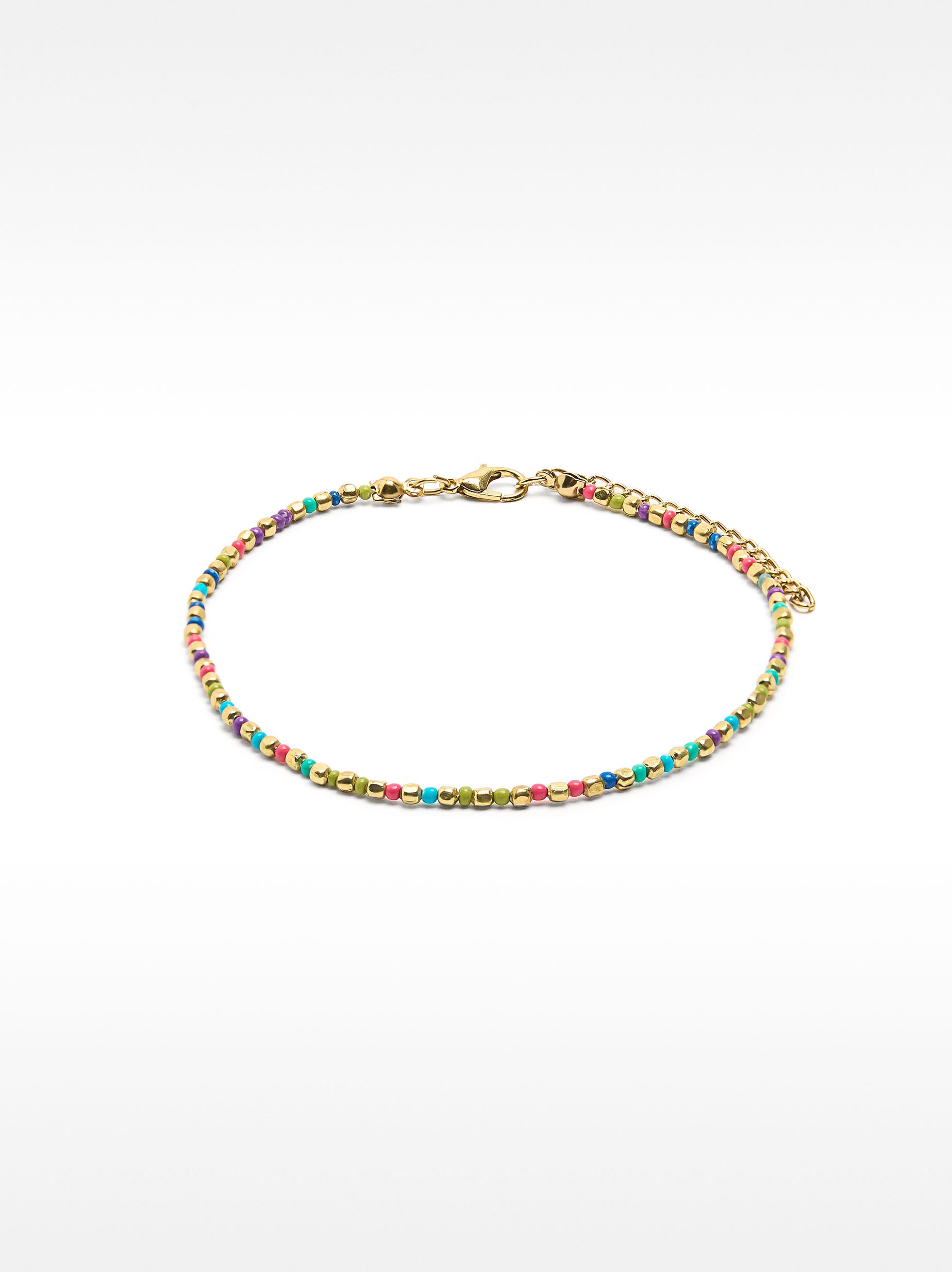 Pulsera De Abalorios Multicolor