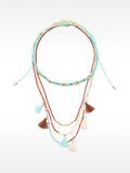 Set De Collares Con Borlas