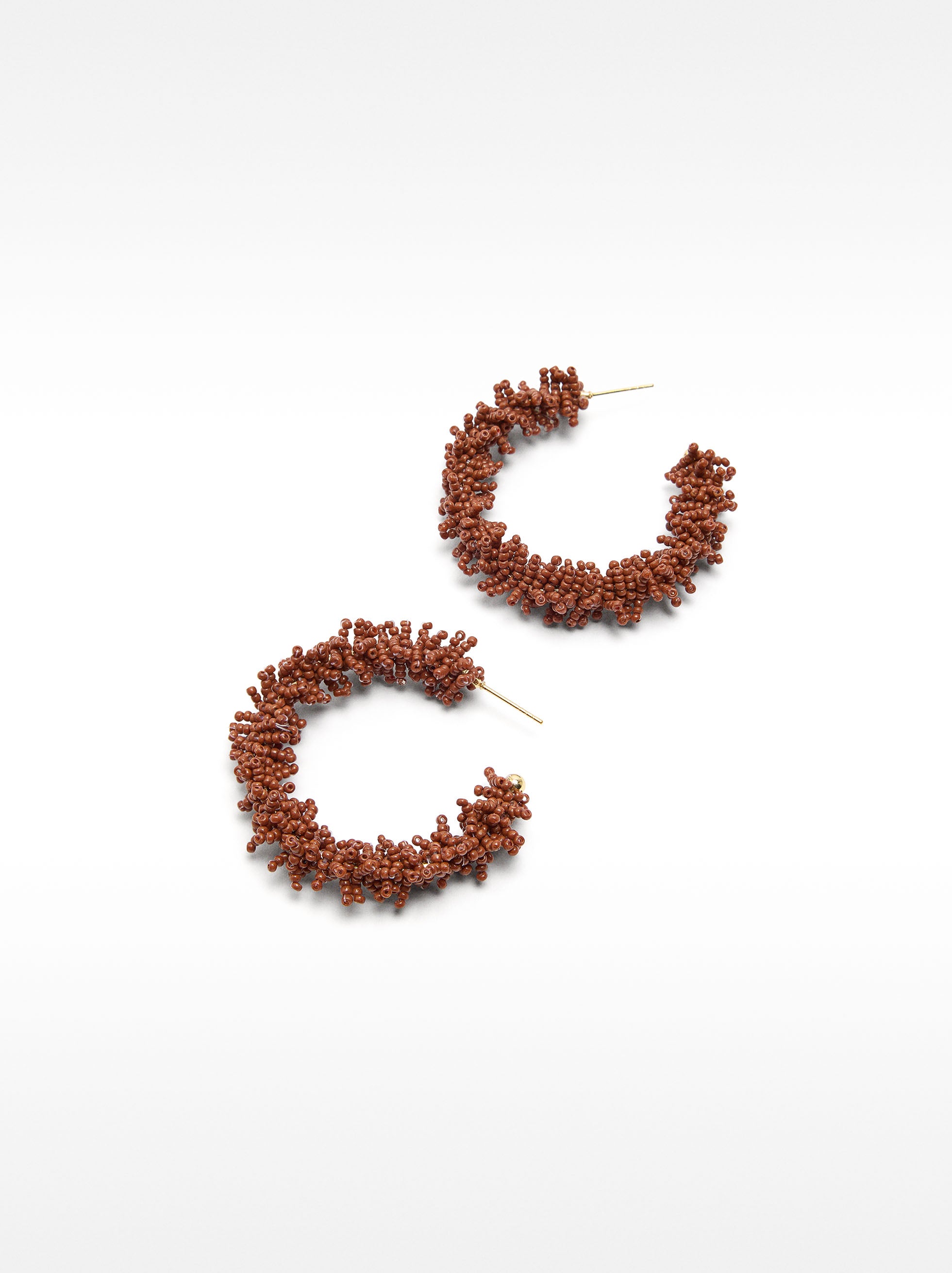 Aretes Abiertas Con Cuentas