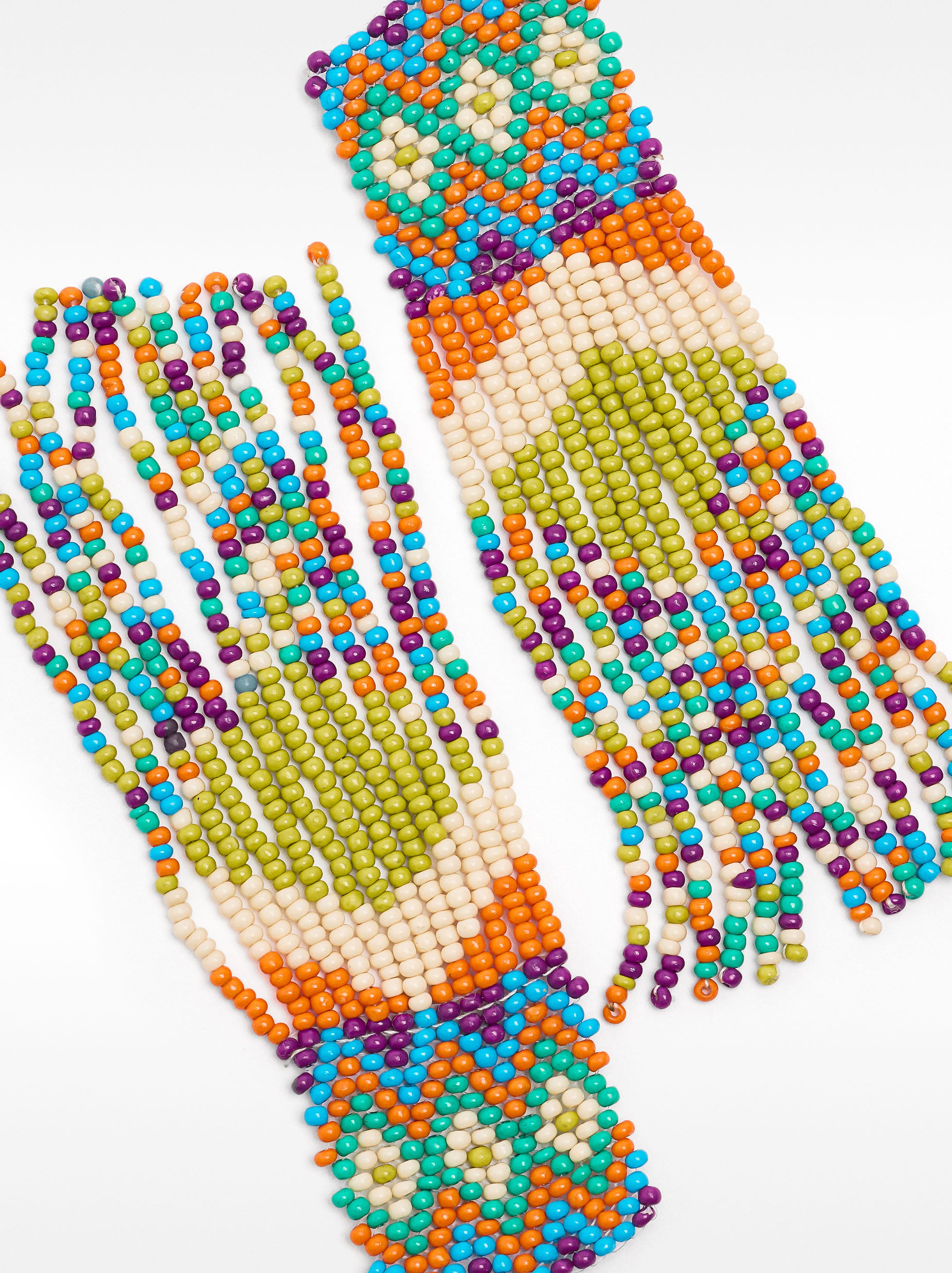 Pendientes Largos Étnicos Multicolor