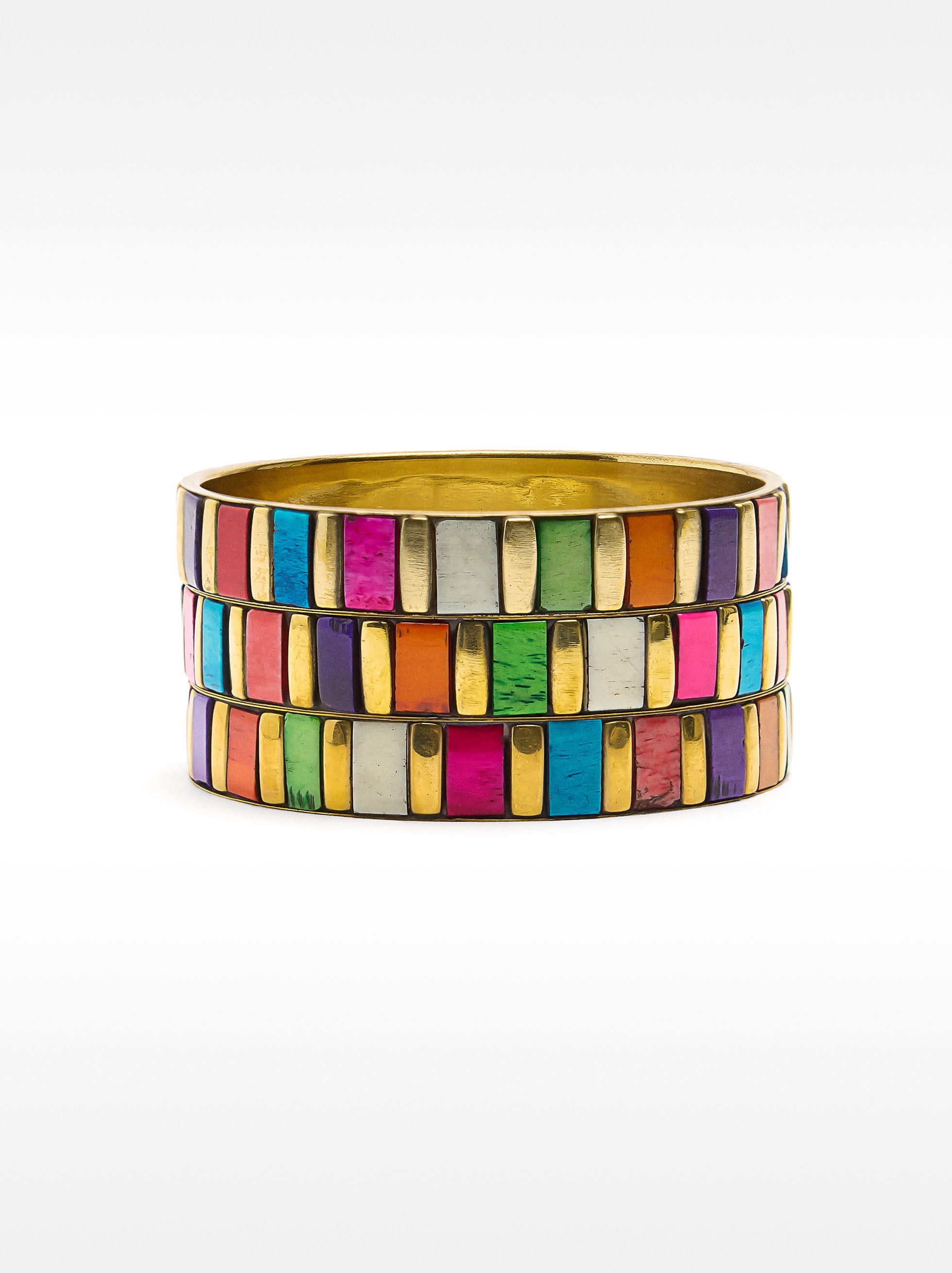 Set Multicolor De Pulseras Rígidas