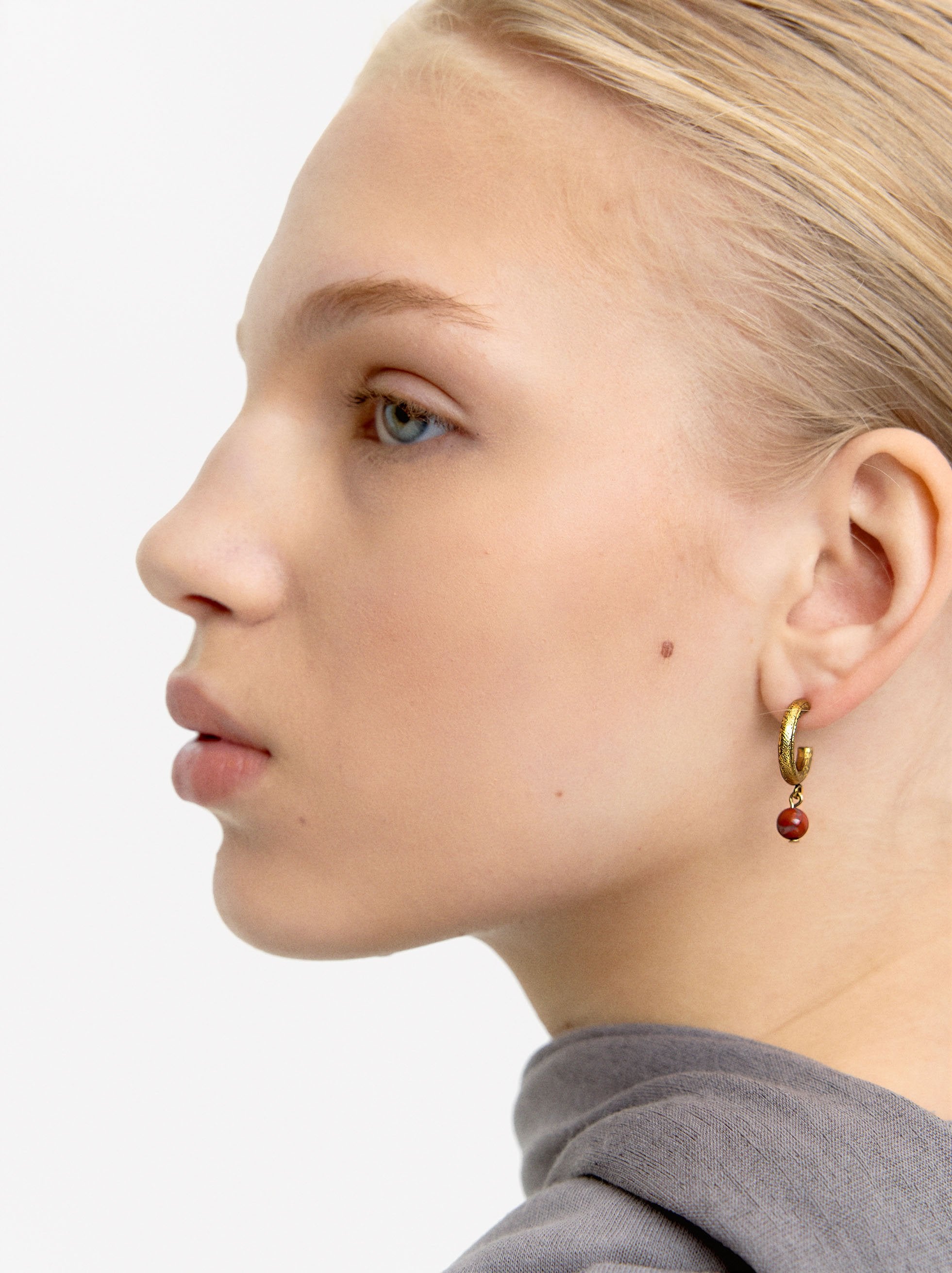 Set De Aretes Con Piedras