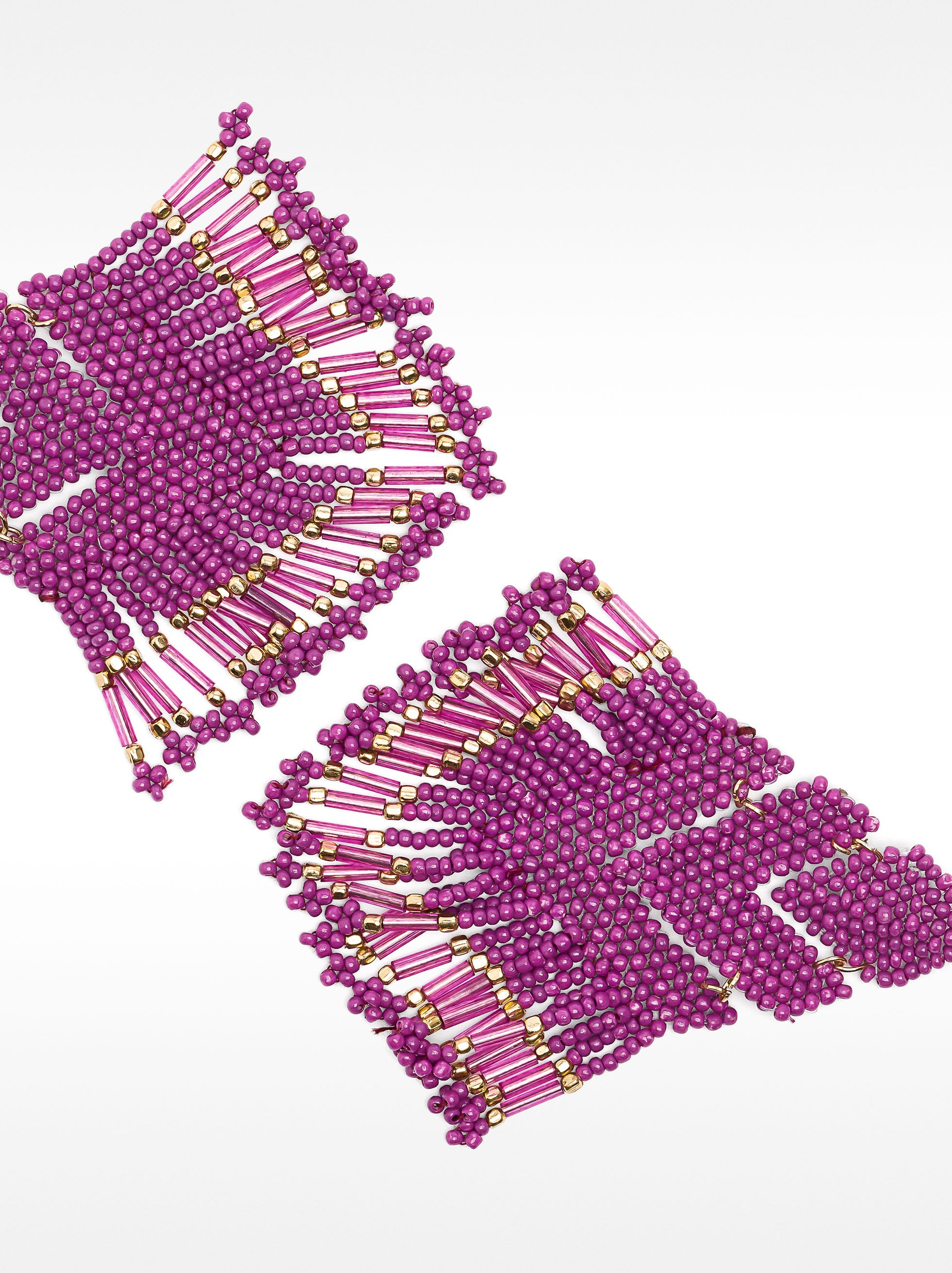 Pendientes Rombo Con Abalorios