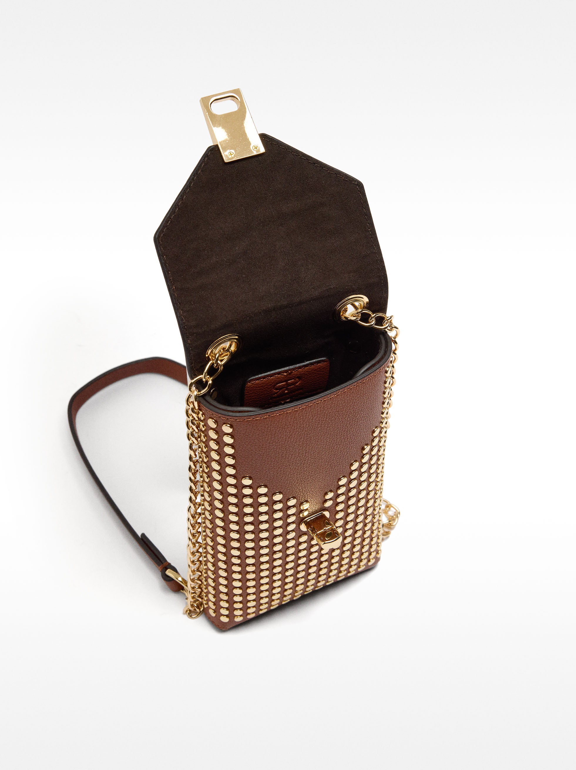 Bolso Para Móvil Con Tachuelas