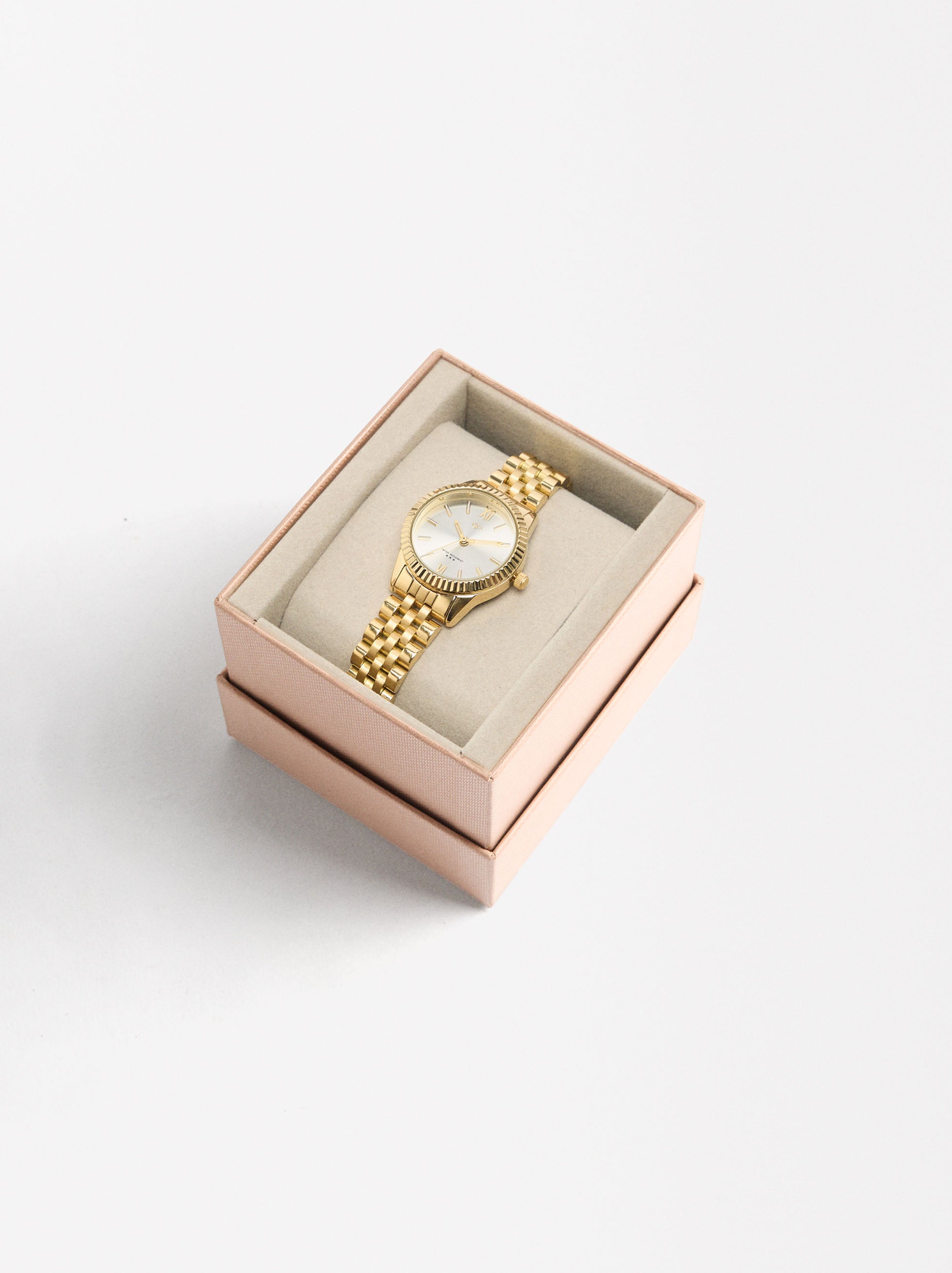 Reloj De Pulsera De Acero Inoxidable